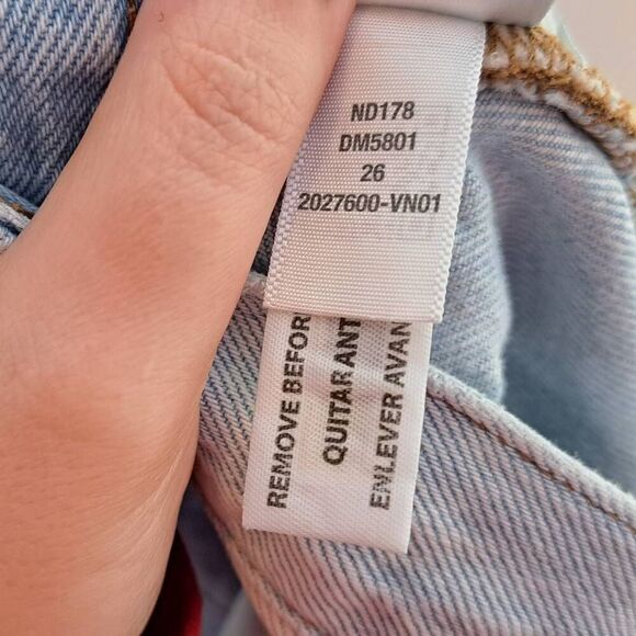 Madewell Women's Relaxed Denim Shorts Essen Wash size 26 - Picture 9 of 9